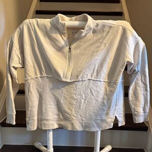Wonderly Cream Quarter-Zip Pullover